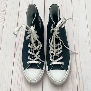 High Top Black Converse | Size 9